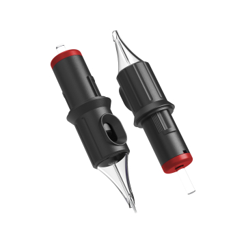 Kartong med 20 Ghost Black nålpatroner - Tight Liners Long Taper