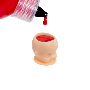 Påse med 200 Saferly Cutie Doll Head 16 mm bläckkoppar - Fitzpatrick Tone 1