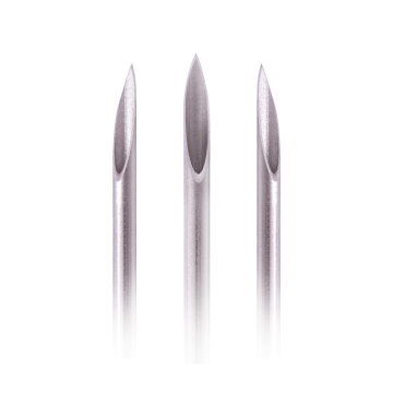 Låda med 50 Killer Ink Precision RAKA Piercingnålar (4g-8g)