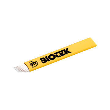 Låda med 25 Biotek Microblading Blades 0.18 mm - Flexy 16C