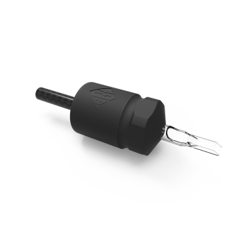 Låda med 15 Black N Gold Legacy Carbon Fibre 30MM engångstuber - Flat Closed