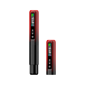 EZ Lola Light trådlös PMU-maskin med extra batteri - Röd