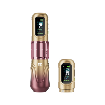 EZ P6 trådlös tatueringspenna med extra batteri - Rose Gold Gradient