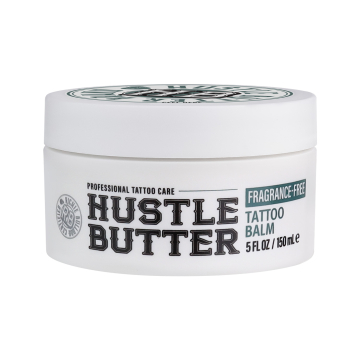 Hustle Butter Deluxe® burk ekologisk parfymfri tatueringsvård 150 ml (5 oz)