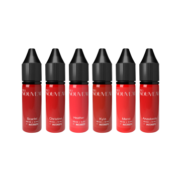 Pro Nouveau Pigments - Lips Collection Sats 6x 15ml