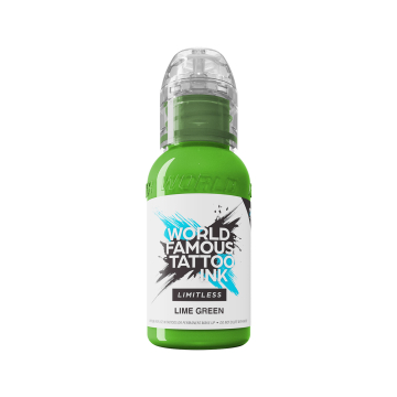 World Famous Limitless Tattoo Ink - Lime Green 30 ml