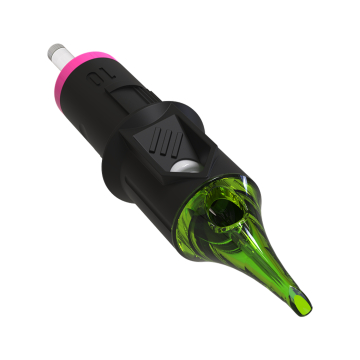 Låda med 20 Metrix Signature nålpatroner - Hollow Round Liner Long Taper