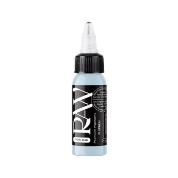 Raw Pigments Platinum - Pastel Blue Tatueringsbläck - 30ml