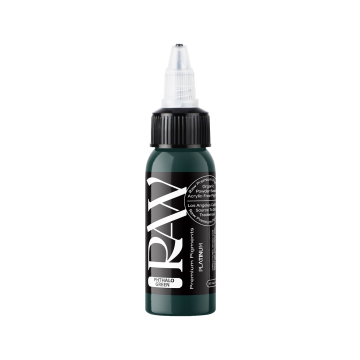 Raw Pigments Platinum - Phthalo Green Tatueringsbläck - 30ml