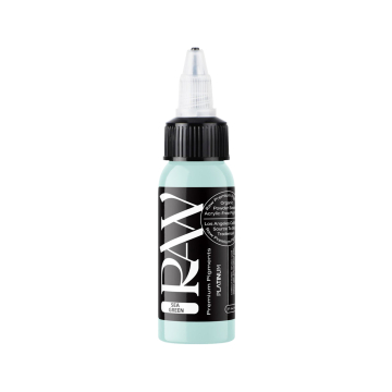 Raw Pigments Platinum - Sea Green Tatueringsbläck - 30ml