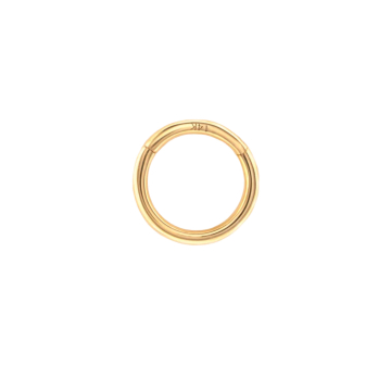 Tilum enkel klickerring i 14 karat guld