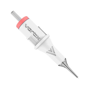 Låda Med 20 Vertix Pico-Patroner Round Liner Textured lång kon