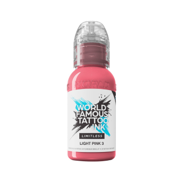 World Famous Limitless tatueringsbläck - Light Pink 3 30ml