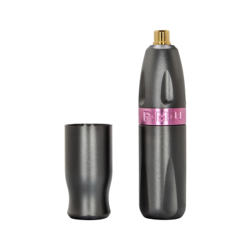 Bishop PMU Pen - Grå med rosa spline - 2,5 mm slaglängd