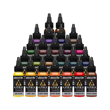 Den fullständig uppsättningen av 24 Eternal Ink - Apex 30 ml