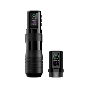 EZ P3 Pro Turbo Trådlös tatueringspenna med extra batteri - Svart