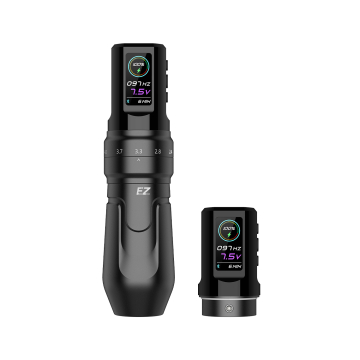 EZ P3 Pro Trådlös tatueringspenna med extra batteri - Mattsvart