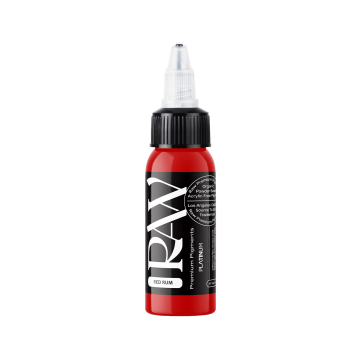Raw Pigments Platinum - Red Rum Tatueringsbläck - 30ml