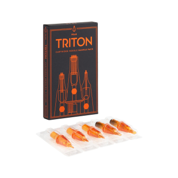 Provlåda med 5 olika Peak Triton nålpatroner