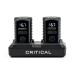 Critical Connect Universal batteripaket (två batterier + docka + fotbrytare)