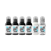 World Famous Limitless Tattoo Ink - mörka sats - 6 x 30 ml