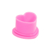 Påse med 500 Saferly Heart bläckkoppar - Rosa
