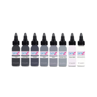 Intenze Ink Gen-Z Power Grey Set 8x 30 ml