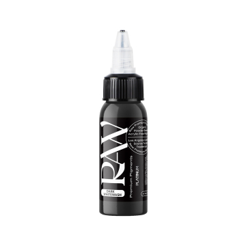 Raw Pigments Platinum - Dark Whitewash Tatueringsbläck - 30ml