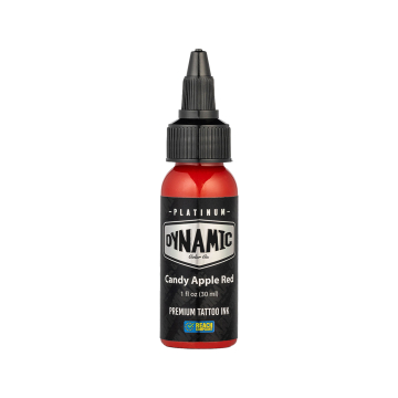 Platinum by Dynamic Tatueringsbläck - Candy Apple Red 30 ml