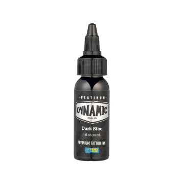 Platinum by Dynamic Tatueringsbläck - Dark Blue 30 ml
