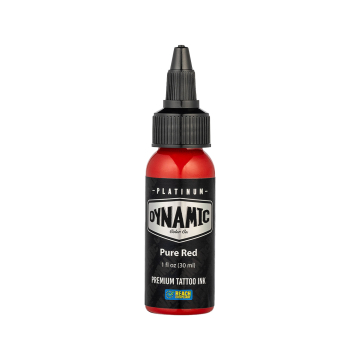 Platinum by Dynamic Tatueringsbläck - Pure Red 30 ml