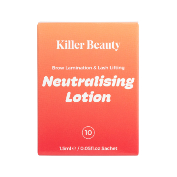 Killer Beauty Brynlaminering och franslyft - steg 2: Neutraliserande lotion