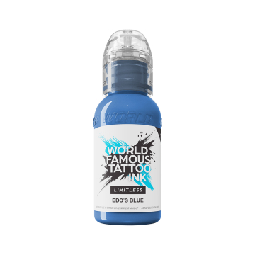 World Famous Limitless Tatueringsbläck - Edo's Blue 30 ml