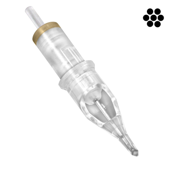 Låda med 20 Magic Moon patroner 0,25MM Diamond Liner Long Taper