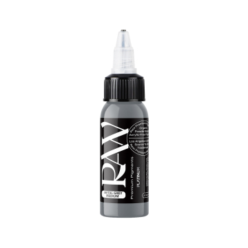 Raw Pigments Platinum - Metal Grey Medium Tatueringsbläck - 30ml