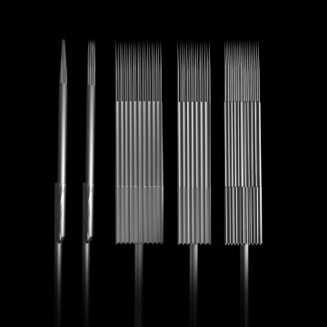 Låda med 50st Blandade Killer Ink Precision 0.35MM Steriliserade Tatueringsnålar i Rostfritt Stål