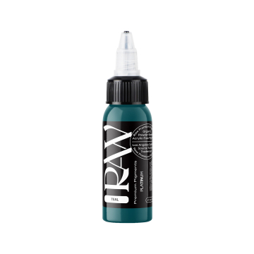 Raw Pigments Platinum - Teal Tatueringsbläck - 30ml