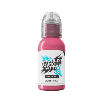 World Famous Limitless tatueringsbläck - Light Pink 2 30 ml