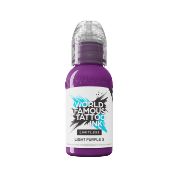 World Famous Limitless tatueringsbläck - Light Purple 3 30 ml 