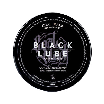 Coal Black - Black Lube Vegansk tatueringssalva 120 g