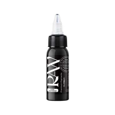 Raw Pigments Platinum - Dark Graywash Tatueringsbläck - 30ml
