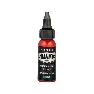 Platinum by Dynamic Tatueringsbläck - Crimson Red 30 ml