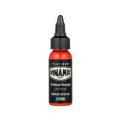 Platinum by Dynamic Tatueringsbläck - Sedona Orange 30 ml