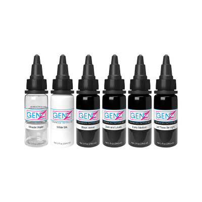 Intenze Ink Gen-Z Mark Mahoney Gangster Grey Set 6x 30 ml