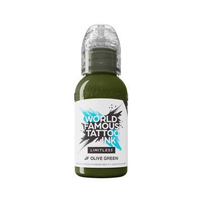 World Famous Limitless Tattoo Ink - JF Olive Green 30 ml