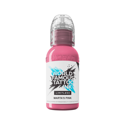 World Famous Limitless Tatueringsbläck - Marta's Pink 30 ml