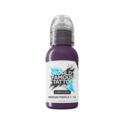 World Famous Limitless Tattoo Ink - Medium Purple 1 v2 30 ml