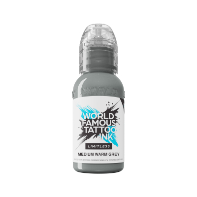 World Famous Limitless Tattoo Ink - Medium varmgrå 30 ml