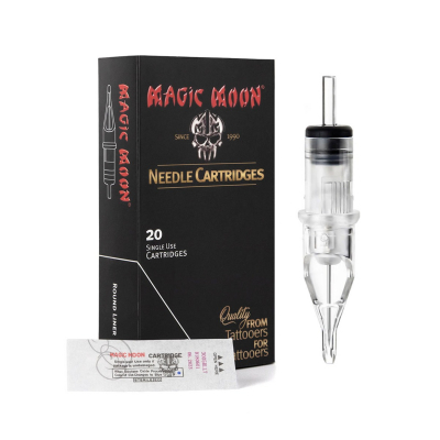 Låda med 20 Magic Moon-Patroner 0.35MM Round Liner Medium