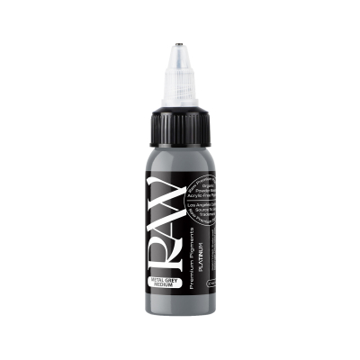 Raw Pigments Platinum - Metal Grey Medium Tatueringsbläck - 30ml
